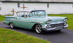 1958 CHEVROLET BEL AIR CUSTOM COUPE - Front 3/4 - 230605