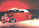 1936 FORD CONVERTIBLE - Side Profile - 23243