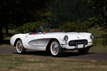 1956 CHEVROLET CORVETTE 265/225 CONVERTIBLE - Front 3/4 - 233787