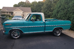 1972 FORD F-100 CUSTOM PICKUP - Side Profile - 233824