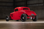 1934 FORD 3-WINDOW CUSTOM COUPE - Rear 3/4 - 235245