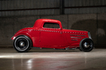 1934 FORD 3-WINDOW CUSTOM COUPE - Side Profile - 235245