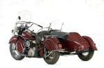 1948 INDIAN CHIEF MOTORCYCLE W/SIDECAR - Rear 3/4 - 23689
