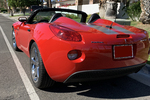 2008 PONTIAC SOLSTICE CONVERTIBLE - Rear 3/4 - 237084