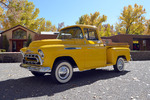 1957 CHEVROLET 3100 STEPSIDE CUSTOM PICKUP - Front 3/4 - 237109