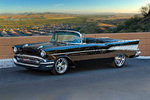 1957 CHEVROLET BEL AIR CUSTOM CONVERTIBLE - Front 3/4 - 244801