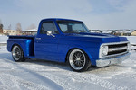 1969 CHEVROLET C10 CUSTOM STEPSIDE PICKUP - Front 3/4 - 245824