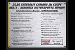 2020 CHEVROLET CAMARO ZL1 HERTZ/HENDRICK MOTORSPORTS EDITION - Misc 1 - 249010