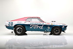 1969 FORD MUSTANG "FORD TEAM" DRAG CAR - Side Profile - 251177