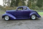 1936 PLYMOUTH DELUXE CUSTOM COUPE - Side Profile - 251769