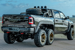 2022 RAM 1500 TRX CUSTOM 6X6 PICKUP "WARLORD II" - Rear 3/4 - 256583