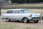 1957 CHEVROLET NOMAD CUSTOM WAGON - Front 3/4 - 256927