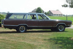 1969 DODGE CORONET 500 STATION WAGON - Front 3/4 - 257091