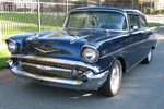1957 CHEVROLET BEL AIR CUSTOM HARDTOP - Front 3/4 - 259221