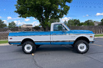 1972 CHEVROLET C10 CUSTOM DELUXE PICKUP - Side Profile - 259294