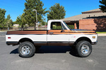 1972 CHEVROLET K10 CUSTOM PICKUP - Side Profile - 260543