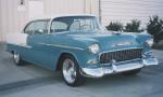1955 CHEVROLET BEL AIR 2 DOOR HARDTOP - Front 3/4 - 39727