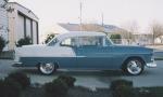 1955 CHEVROLET BEL AIR 2 DOOR HARDTOP - Side Profile - 39727