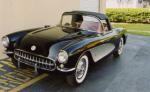 1957 CHEVROLET CORVETTE CONVERTIBLE - Front 3/4 - 43555