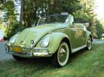 1959 VOLKSWAGEN BEETLE CONVERTIBLE - Front 3/4 - 43673