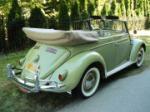 1959 VOLKSWAGEN BEETLE CONVERTIBLE - Rear 3/4 - 43673