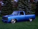 1981 CHEVROLET CUSTOM DELUXE PICKUP - Side Profile - 43825