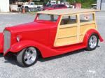 1934 CHEVROLET PHANTOM WOODY STREET ROD - Front 3/4 - 45589