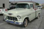 1955 CHEVROLET CAMEO PICKUP - Front 3/4 - 49009