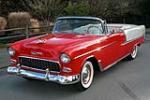 1955 CHEVROLET BEL AIR CONVERTIBLE - Front 3/4 - 49229