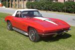 1967 CHEVROLET CORVETTE CONVERTIBLE - Front 3/4 - 49413