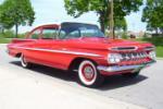 1959 CHEVROLET BEL AIR FI 2 DOOR POST - Front 3/4 - 49541
