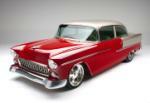 1955 CHEVROLET BEL AIR CUSTOM 2 DOOR SEDAN - Front 3/4 - 60567