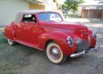 1939 LINCOLN ZEPHYR 2 DOOR CONVERTIBLE - Front 3/4 - 60865