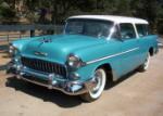 1955 CHEVROLET NOMAD 2 DOOR STATION WAGON - Front 3/4 - 60887