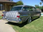 1957 PONTIAC SAFARI 2 DOOR WAGON CUSTOM - Rear 3/4 - 61016