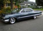 1963 CHEVROLET IMPALA CUSTOM 2 DOOR HARDTOP - Front 3/4 - 61053