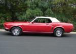 1969 FORD MUSTANG CONVERTIBLE - Side Profile - 61060
