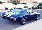 1970 CHEVROLET CHEVELLE SS 2 DOOR HARDTOP - Rear 3/4 - 61061