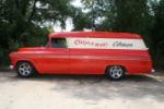 1957 CHEVROLET CUSTOM PANEL TRUCK - Side Profile - 61149