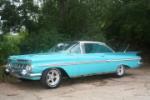 1959 CHEVROLET IMPALA SPORT COUPE - Front 3/4 - 61175