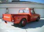 1972 CHEVROLET STEP-SIDE CUSTOM SHORTBED PICKUP - Rear 3/4 - 61201