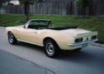 1967 CHEVROLET CAMARO CUSTOM CONVERTIBLE - Rear 3/4 - 61238