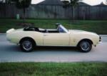 1967 CHEVROLET CAMARO CUSTOM CONVERTIBLE - Side Profile - 61238