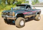 1990 CHEVROLET 1500 CUSTOM 4X4 PICKUP - Front 3/4 - 61272