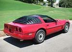 1985 CHEVROLET CORVETTE COUPE - Rear 3/4 - 61362