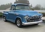 1957 CHEVROLET 3100 CUSTOM 1/2 TON PICKUP - Front 3/4 - 61373