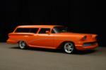 1958 CHEVROLET CUSTOM 2 DOOR STATION WAGON - Front 3/4 - 61952
