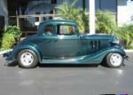 1933 CHEVROLET 5 WINDOW CUSTOM 2 DOOR COUPE - Side Profile - 62010