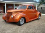 1938 FORD CUSTOM 2 DOOR COUPE - Front 3/4 - 63833