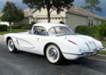 1958 CHEVROLET CORVETTE CONVERTIBLE - Rear 3/4 - 63880